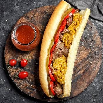 ساندویچ مغز و زبان