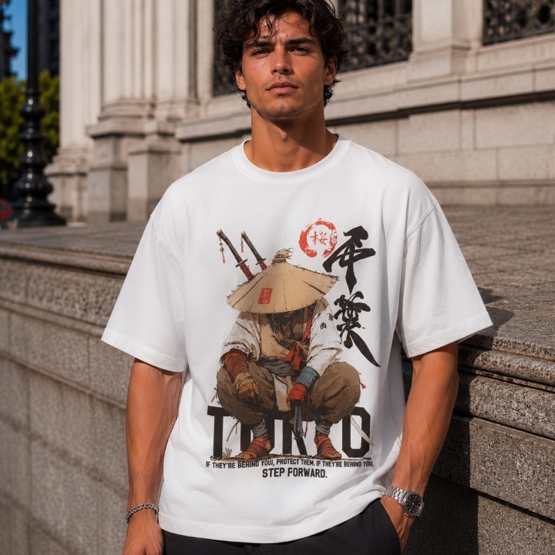 تیشرت دو نخ طرح ninja